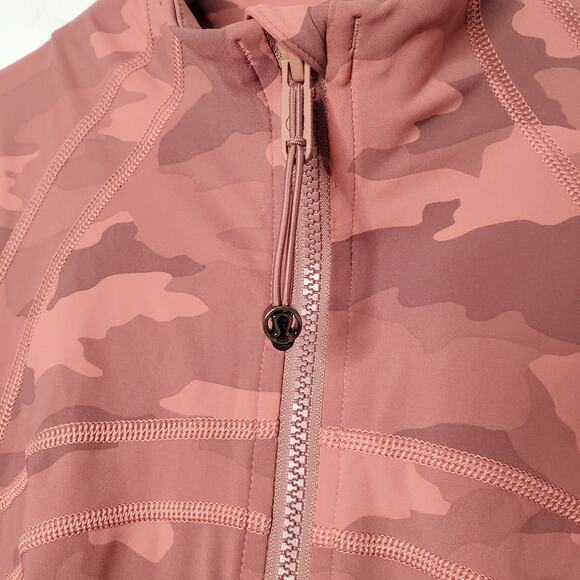 Lululemon Define Jacket Heritage 365 Camo Brier Rose Multi Pink W4BTES Size 20 - Picture 5 of 9